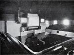 Interieur gereformeerde kerk in stad Groningen (gesloopt)
<br/>
Bouwbedrijf, 1928-12-21